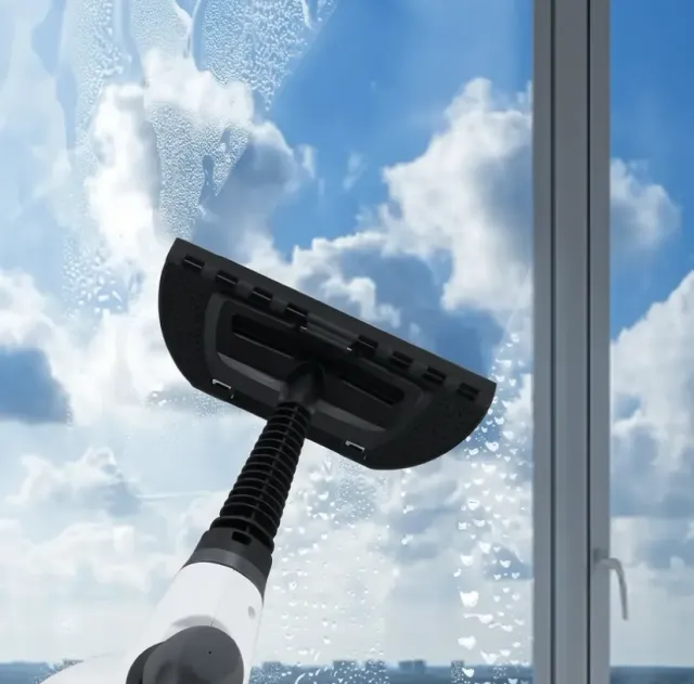 Qinux Vapoxis window squeegee attachment cleaning glass